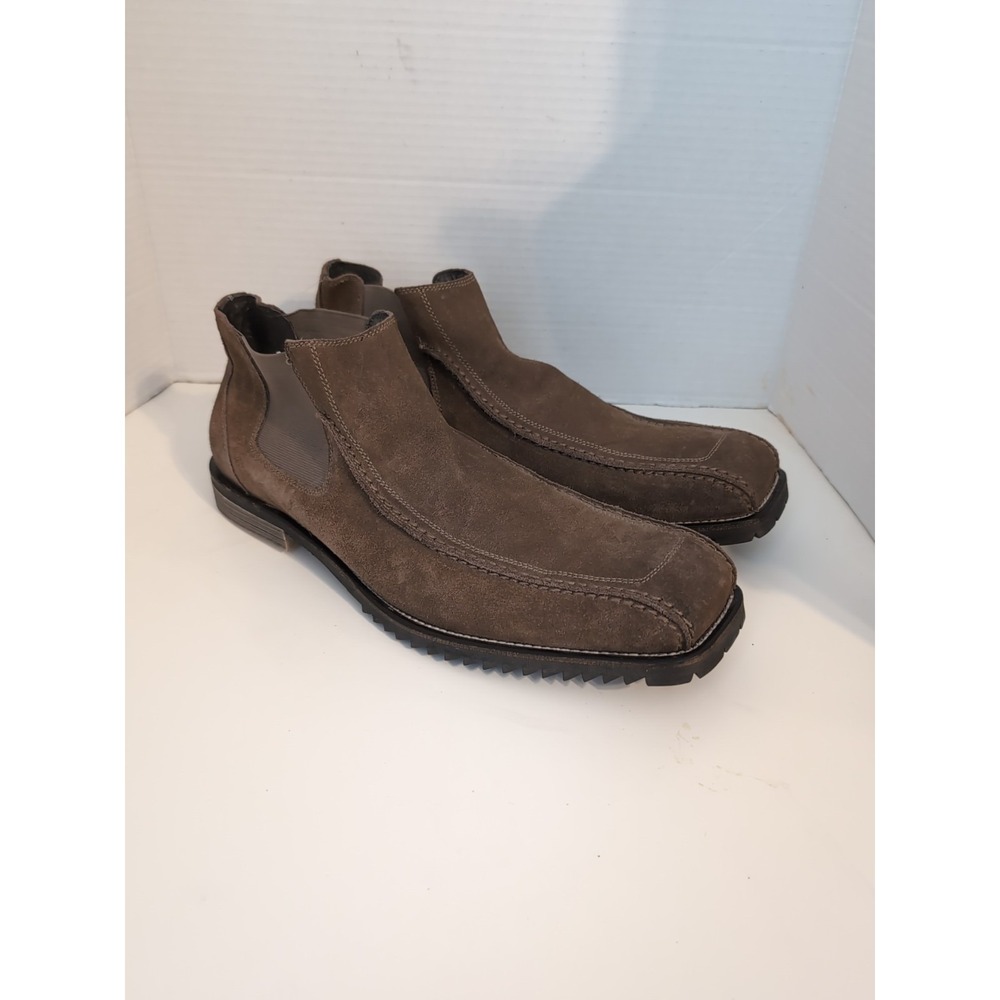 NWOB Gordon Rush Men's Suede Double‎ Gore Chelsea Boots Sz. 12 Rugged Western